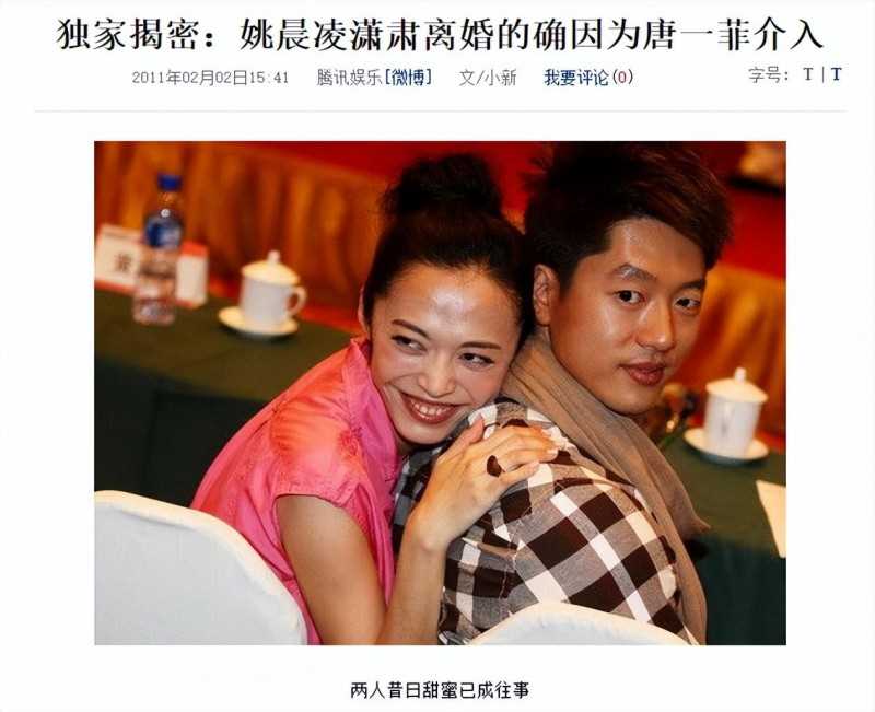 姚晨为什么离婚（11年后再看姚晨和凌潇肃）