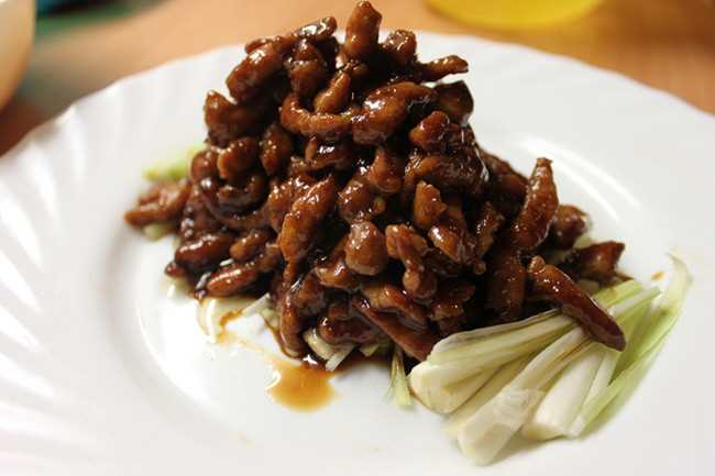 北京风味菜——京酱肉丝