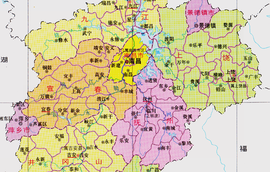 江西省的省会城市，南昌市为何有9个区县？