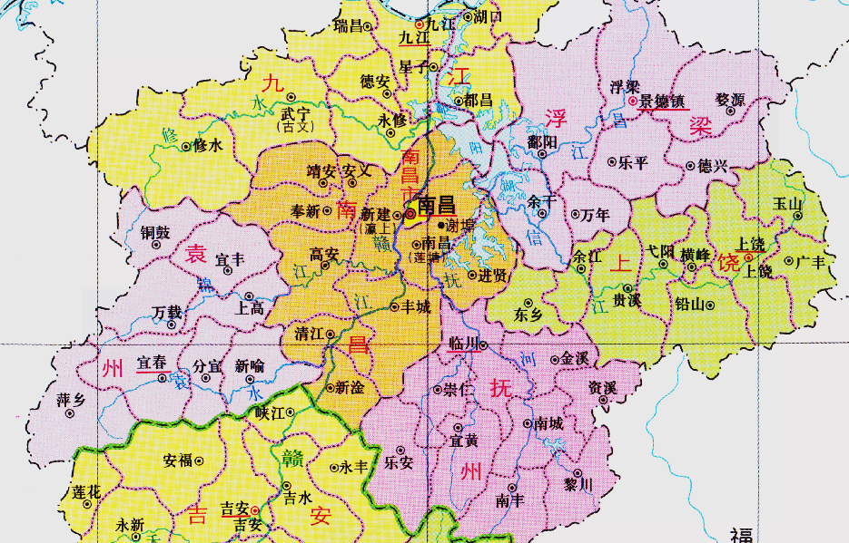 江西省的省会城市，南昌市为何有9个区县？