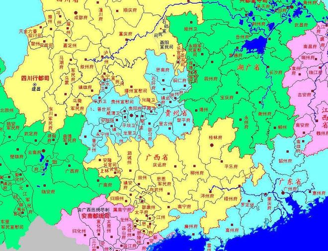 广西与贵州的区划变动，广西省的2个县，为何划入了贵州省？