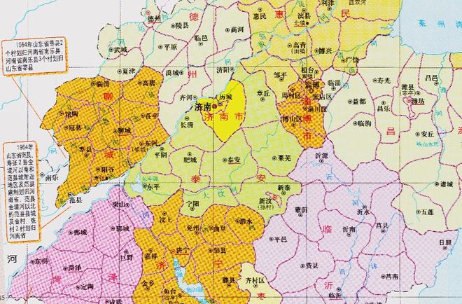 山东省的区划变动，16个地级市之一，聊城市为何有8个区县？