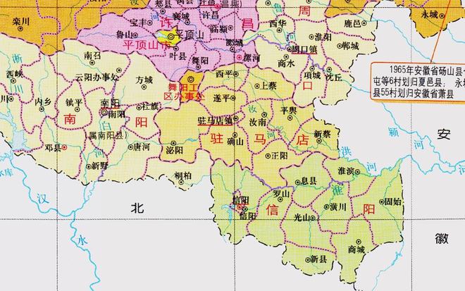 河南省17个地级市之一，信阳市主城区，为何位于全市的边缘？