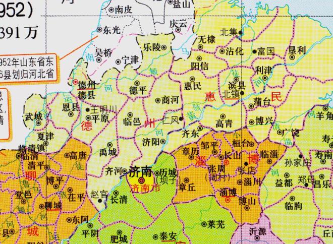 山东省16个地级市之一，德州市的主城区，为何位于两省交界？