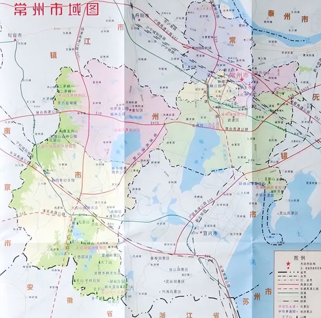 江苏省的区划变动，13个地级市之一，常州市为何有6个区县？