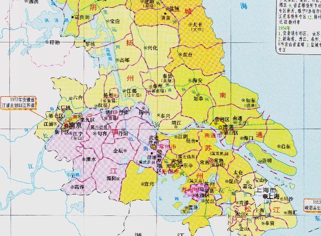 江苏省的区划变动，13个地级市之一，常州市为何有6个区县？