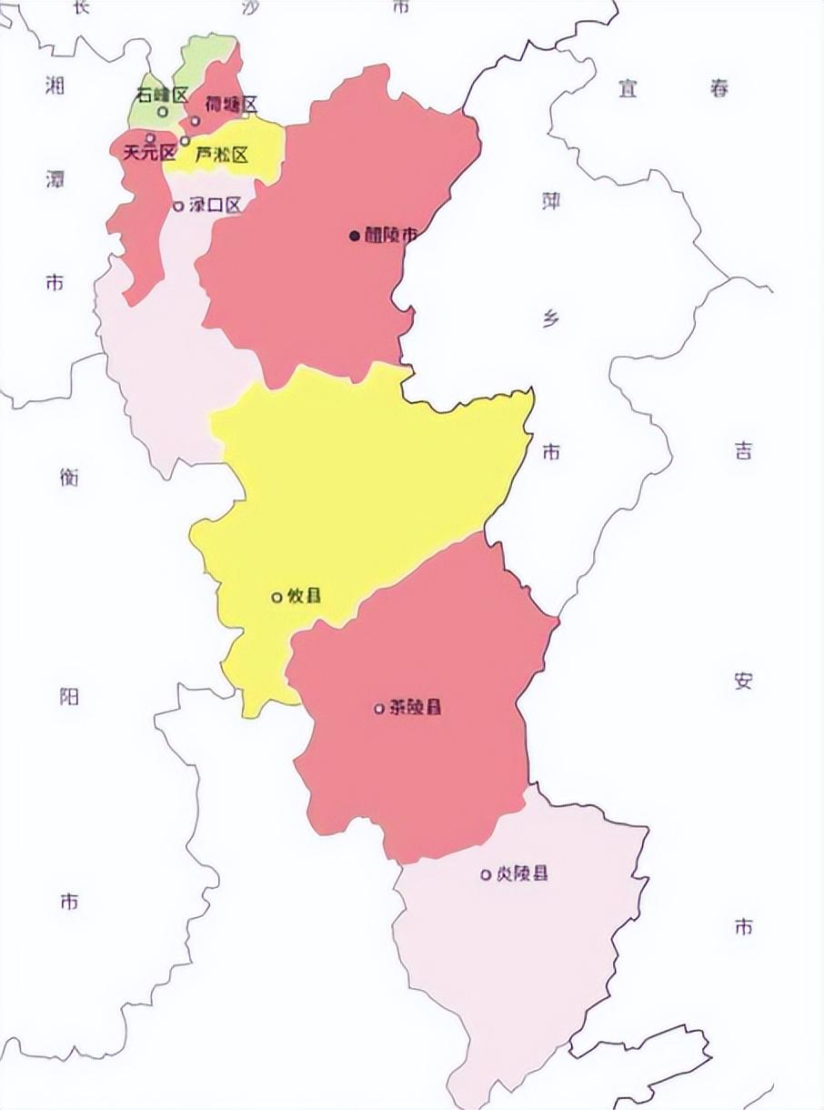 湖南省的区划变动，13个地级市之一，株洲市为何有9个区县？