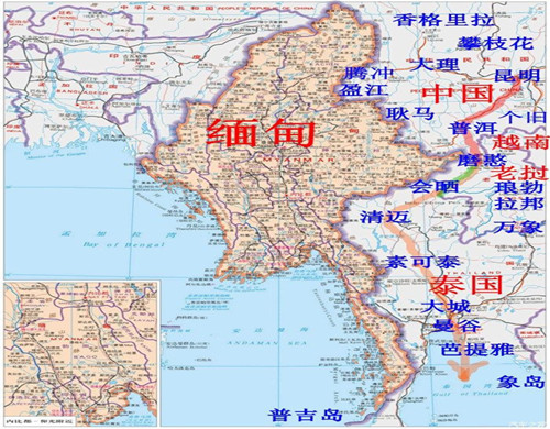 上缅甸下缅甸分界（缅甸下缅甸是哪些地方）