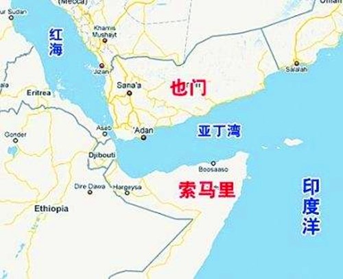 亚丁湾在哪里地图位置（亚丁湾在哪里附近国家）