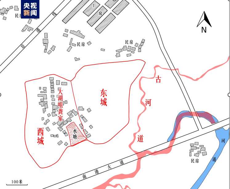 湖北赤壁新发现大湖咀遗址 初步判断是长江以南面积最大最完整的西周城址