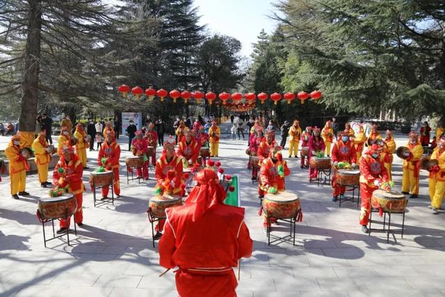 宝鸡岐山故郡锣鼓 魅力无限宝鸡岐山转鼓(3)