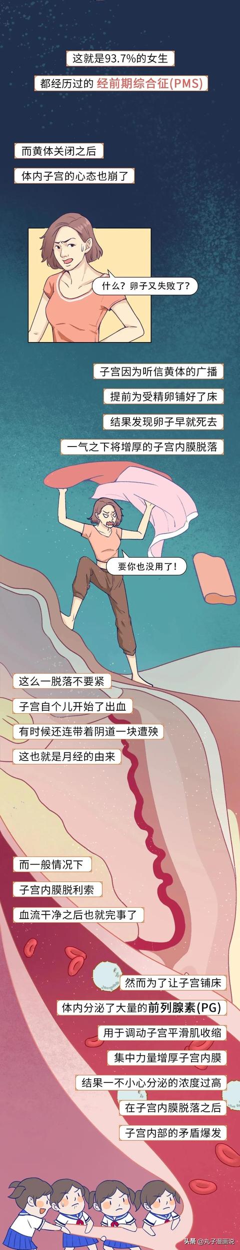 女性来月经的过程是怎么样的（来看女人来月经全过程）(6)