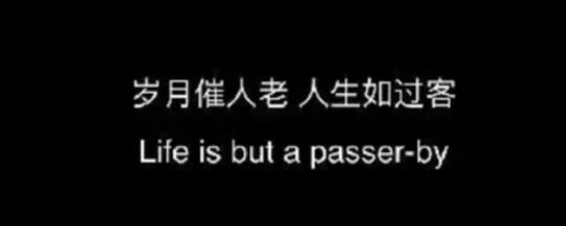 岁月催人老花无几日红下一句