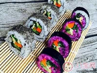 适合孩子吃的简单健康紫薯寿司怎么做 寿司醋可以自己调
